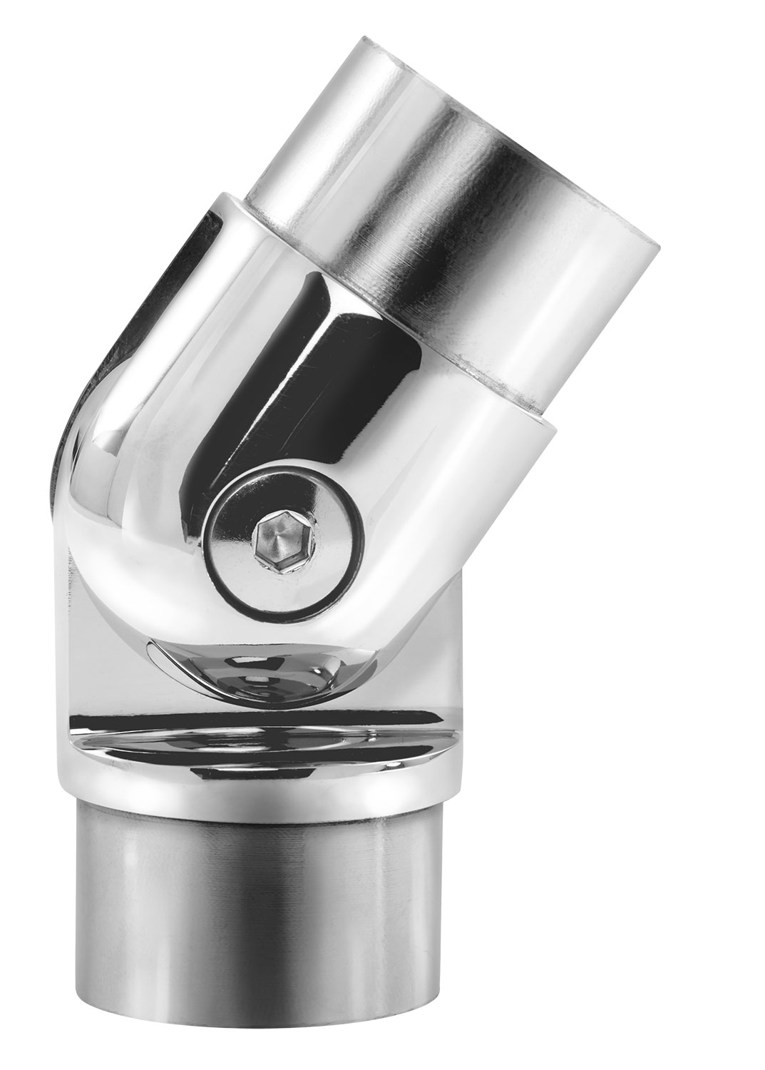 Stainless Steel Flush Adjustable Elbow Railing Component