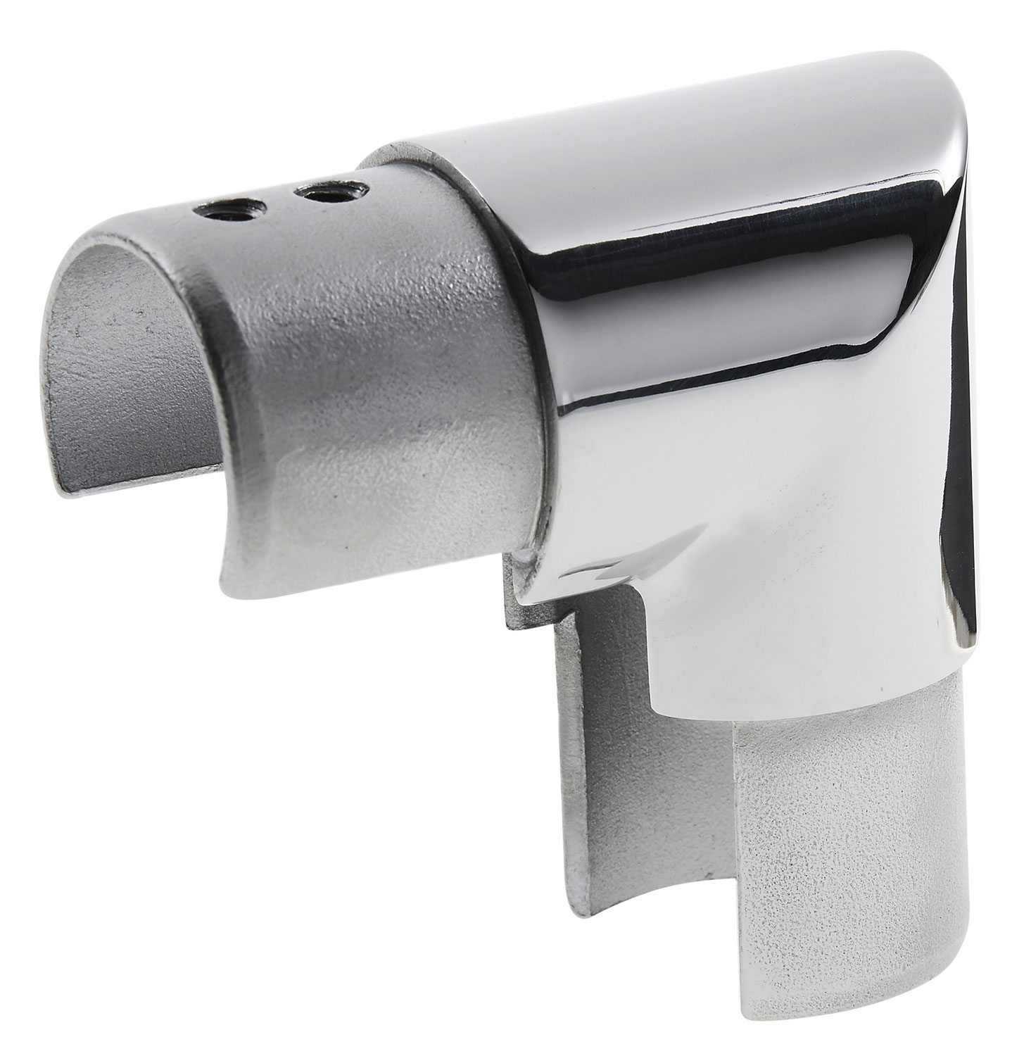 Vertical Flush Elbow for Channel Tubing