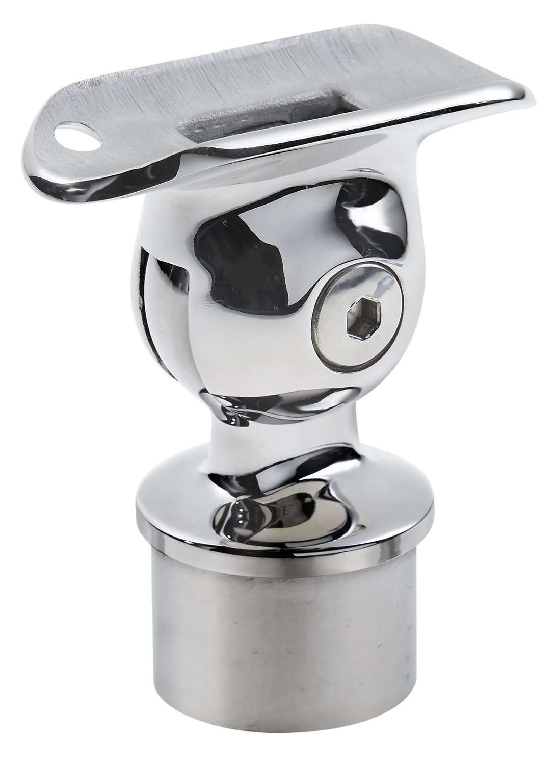 Sill&iacute;n Bola Ajustable de Pasamanos para Tubo de 4,24 cm