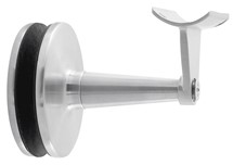Modular Glass Mount Handrail Bracket for 1.5-inch OD Tubing