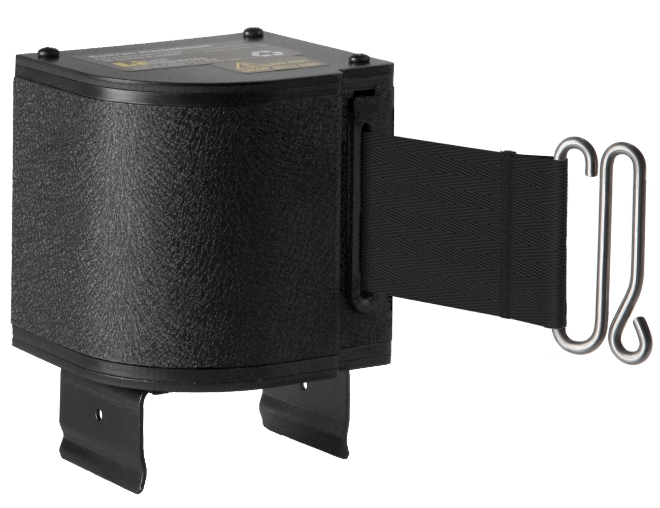 Rack-Mount Retractable Belt Safety Barrier