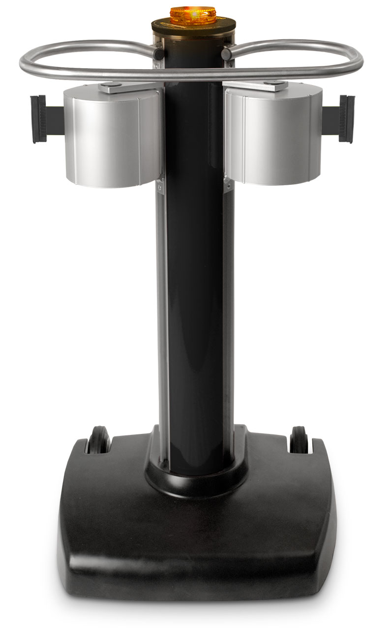 JetTrac Dual Portable Retractable Belt Barrier