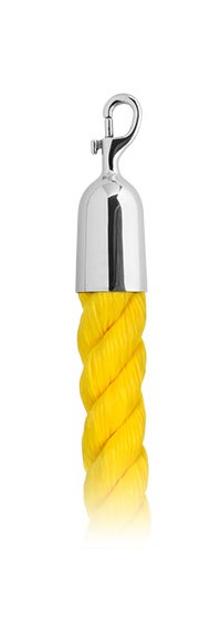 Twisted Poly Swag Rope Barrier with Snap Hooks