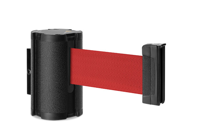 10-Foot Wall-Mounted Retractable Belt Barrier