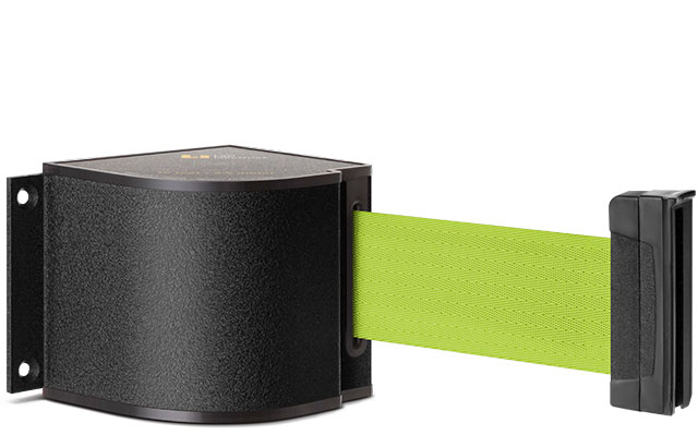 24-Foot Wall-Mounted Retractable Belt Barrier