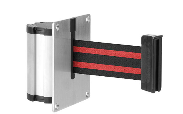 Recessed Wall-Mounted Retractable Belt Barrier