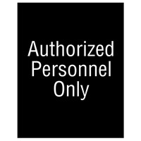 Authorized Personnel Only Sign Graphic