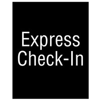 Express Check-In Sign Graphic
