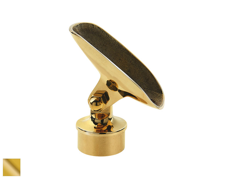 Sill&iacute;n Ajustable de Pasamanos para Tubo Lat&oacute;n de 3,81 cm