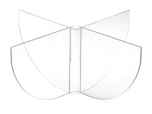 4-Way Acrylic Bowl Divider
