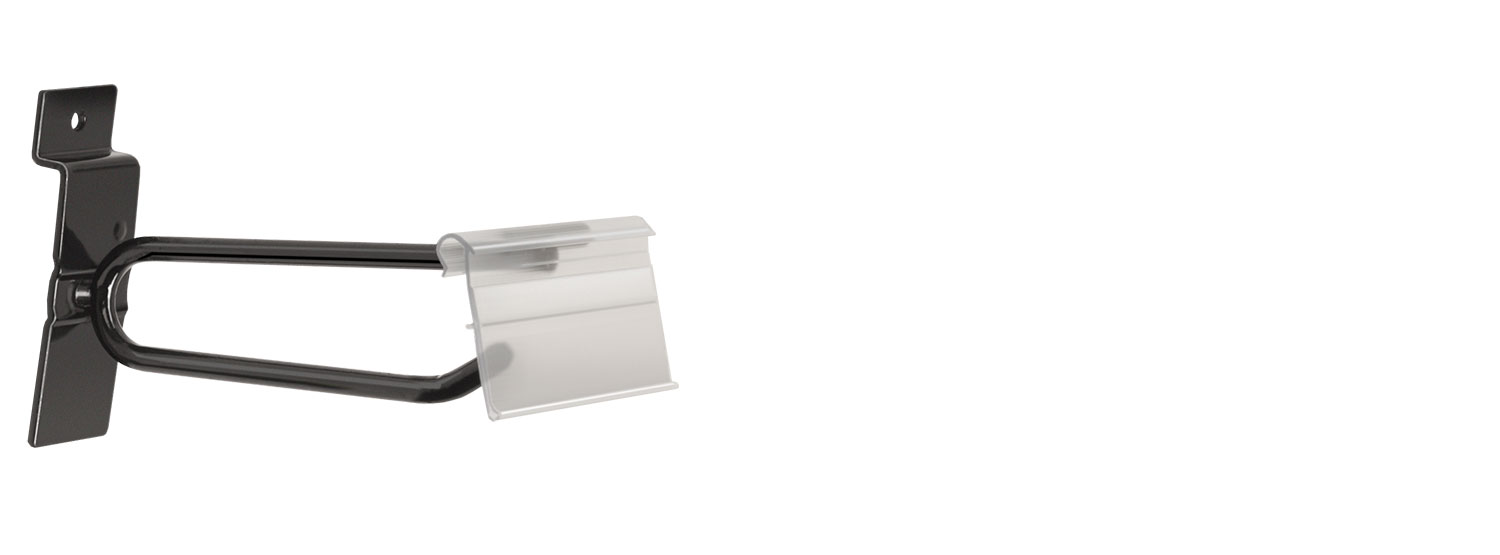 Gancho Percha Abatible con Porta-etiqueta