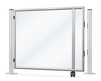Breakaway Barrier Gate with Magnetic Closure