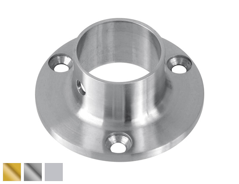 4 Piece 22mm Stainless Steel Wall Flange Wall Holder Round Tube Holder a 