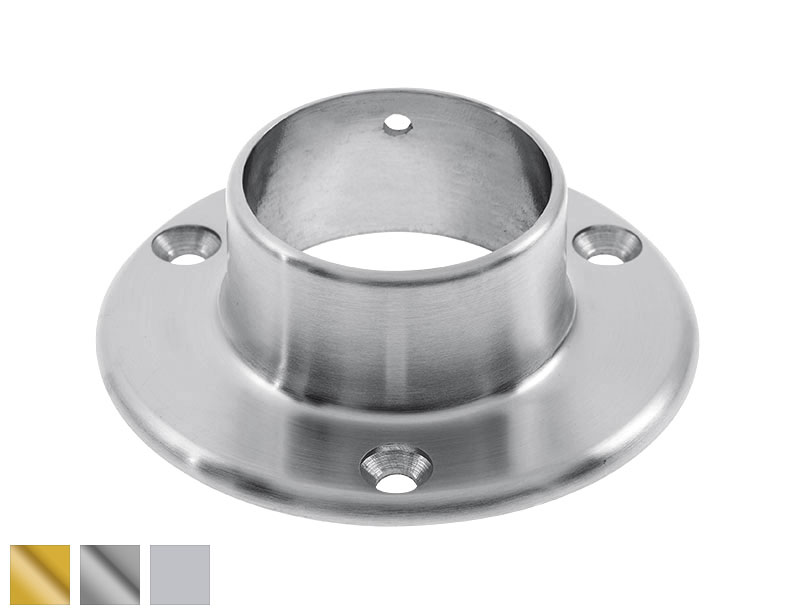 Brass and Stainless Steel Wall Flange for 2Inch Tubing