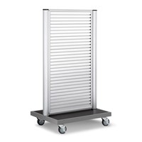 Retail Fixtures - Portable Store Gondola with Slatwall