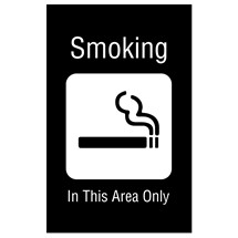 Smoking In This Area Only