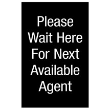 Please Wait Here For Next Available Agent