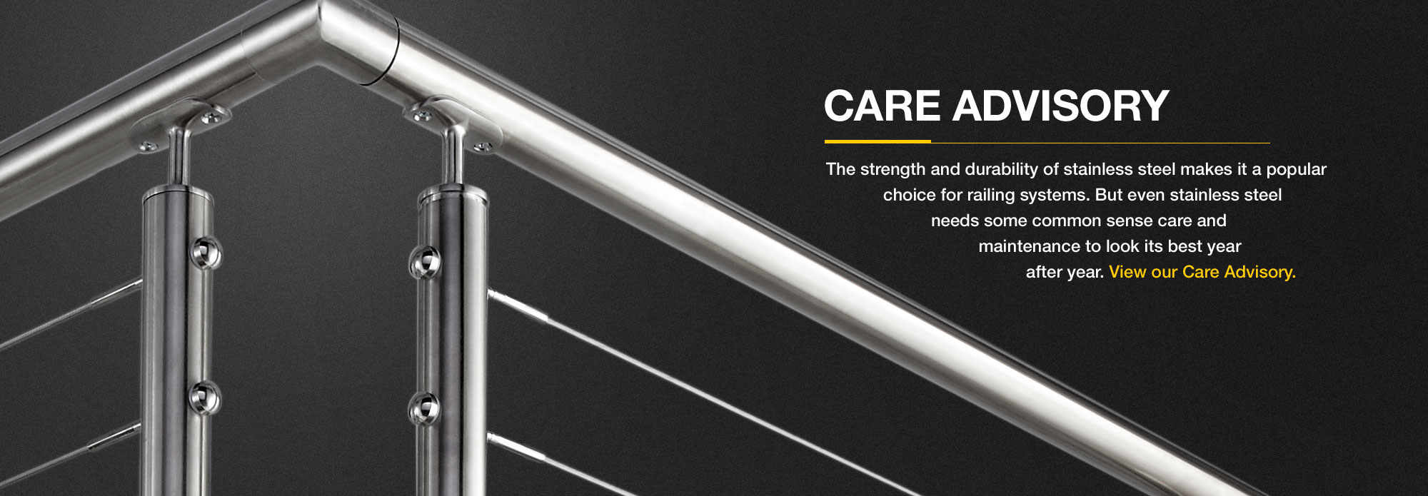 Stainless Steel Care Advisory