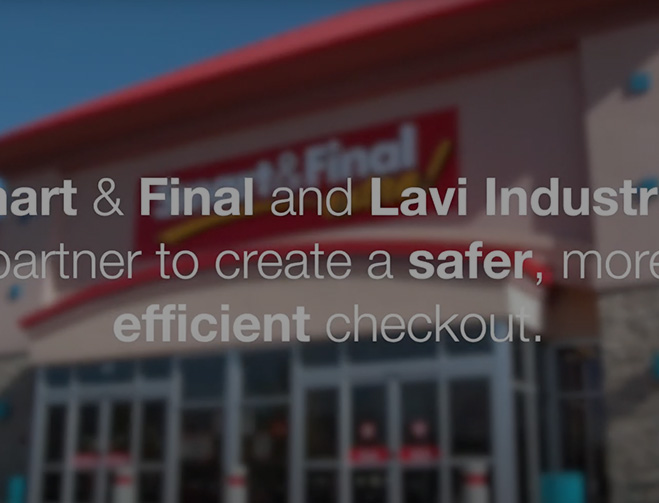 A Smart and Final store, a partner of Lavi Industries for their queuing needs.