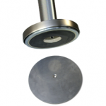 magnetic base system for stanchions
